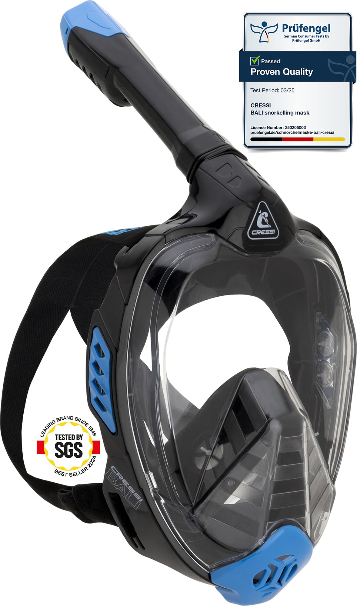 Cressi Bali, Black/Blue, S/M