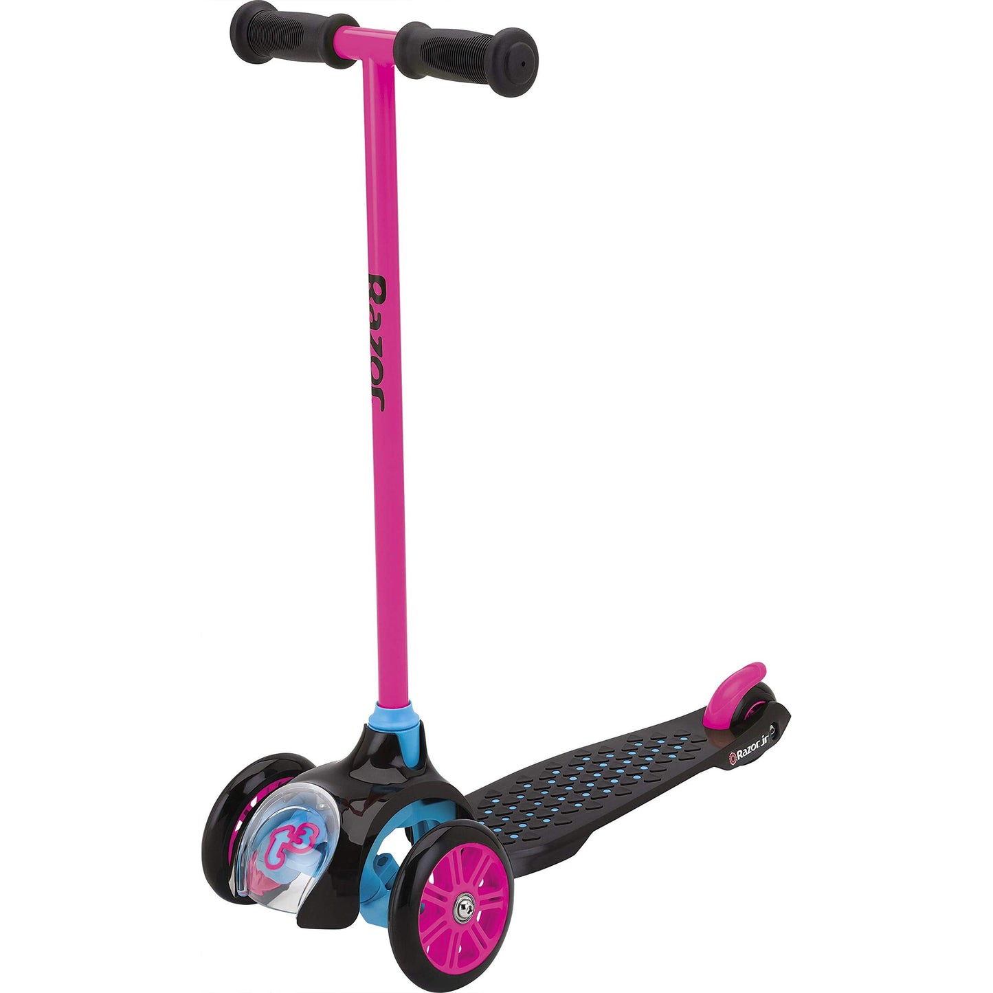 Razor Jr. T3 Kick Scooter for Kids Ages 3+ - Lightweight, Advanced Tilt-to-Turn Technology, For Riders up to 48 lbs