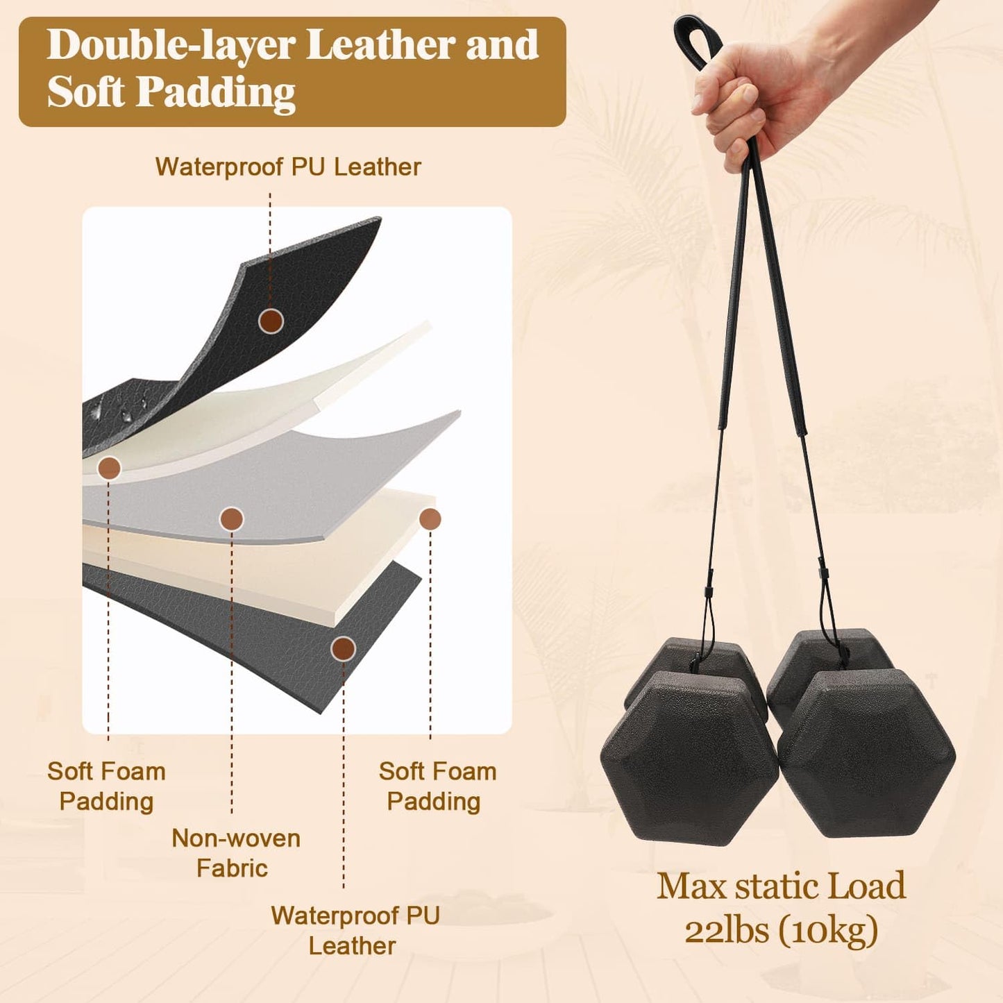 Divvia 1.8”Wide Camera Strap, Fashionable PU Leather Camera Strap for Sony/Nikon/Canon/Minolta/Panasonic/SLR/DSLR Cameras (Black, 1.8 inch)
