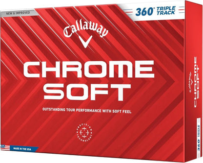 Callaway Golf Chrome Soft Golf Balls - Premium Performance & Soft Feel | 12-Pack