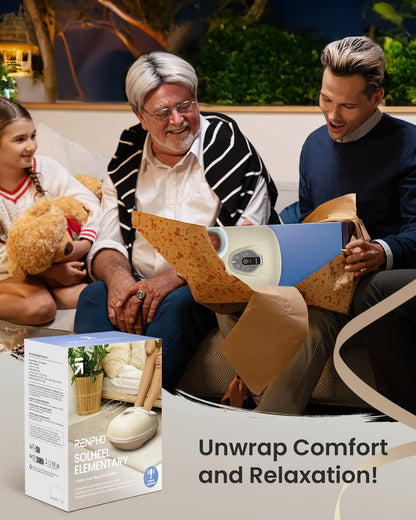RENPHO Foot Massager Machine with Heat [2026 Upgraded], Shiatsu Foot Massager for Plantar Fasciitis, Foot Massager Machine for Women, Wireless Control, True Full Foot Massager, Up to Size 14, BK