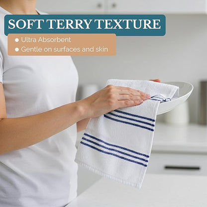 Casa Platino Dish Towels for Drying Dishes and Kitchen Towels and Dishcloths