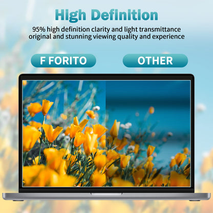 F FORITO 2-Pack 16 inch Anti Blue Light Screen Protector, Eye Protection Anti Glare & Blue Light Blocking Screen Filter Compatible with All 16" Laptops with 16:10 Aspect Ratio