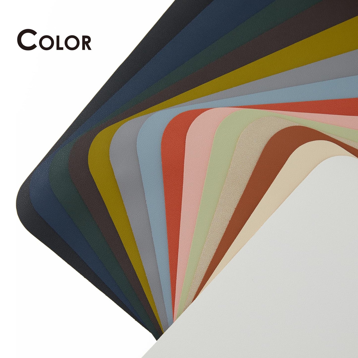 Large Desk Mat - 47.2"x 17" Non-Slip PU Desk Pad for Office and Home - Ideal for Large Mouse Pad and Desk Mats on Top of Desks(Dark Green)