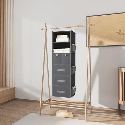 6-Shelves Hanging Closet Organizer