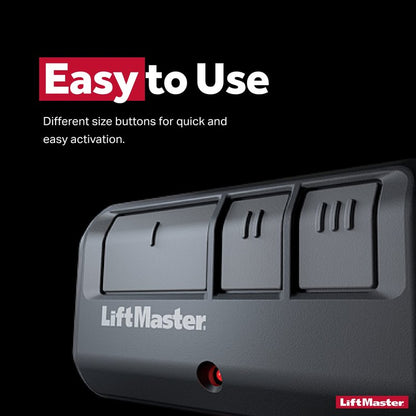 LiftMaster 893Max Security+ 2.0 3-Button Gate Operator Remote Control with Visor Clip - Pack of 2