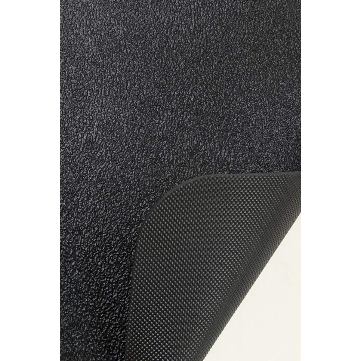 MotionTex Exercise Equipment Mat for Under Stationary Bike, Spin Bike, Exercise Bike, Treadmill, Fitness Equipment, Home Gym Floor Protection, 24" x 48", Black