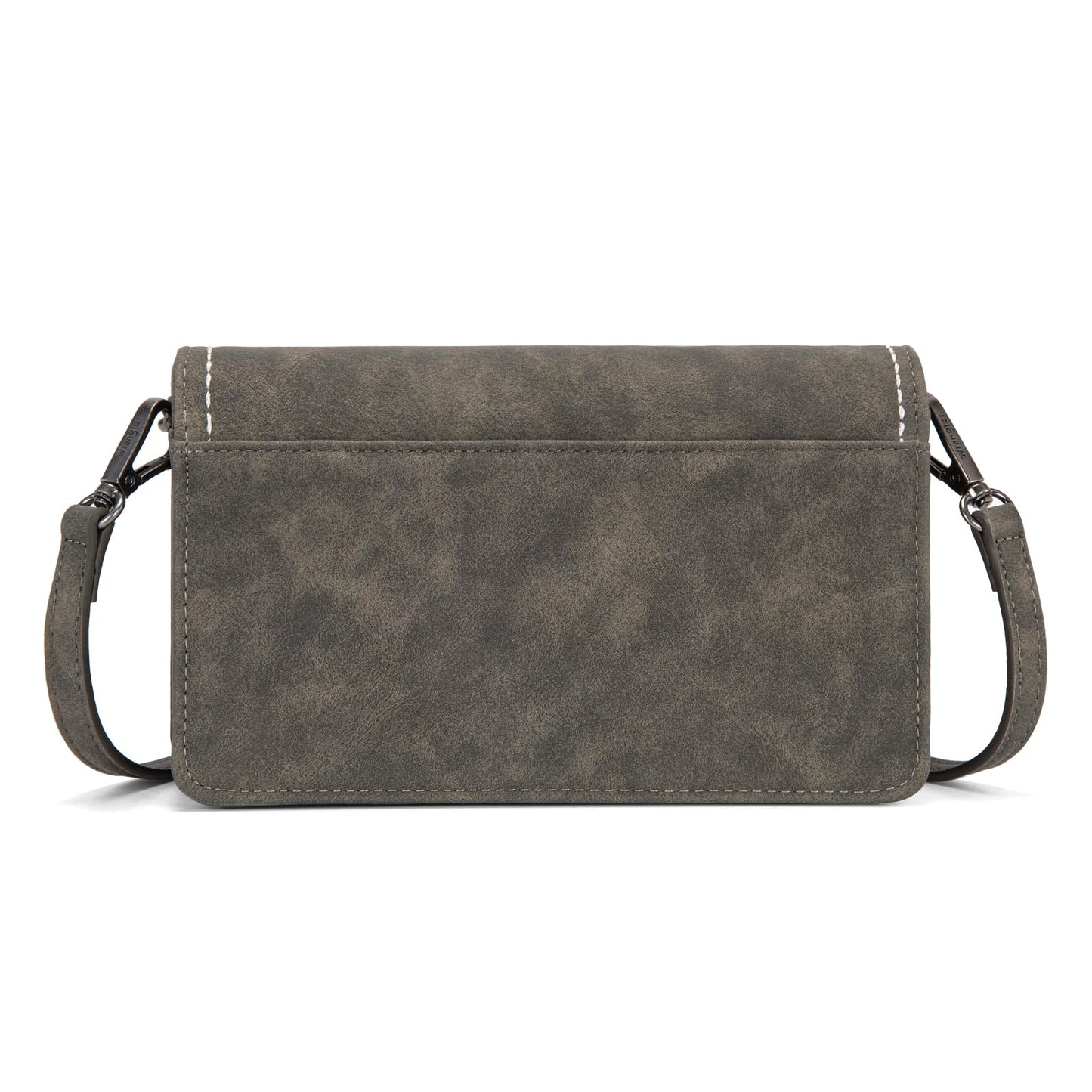 Wrangler Small Crossbody Wallet Purses RFID Trendy Purses for Women with Adjustable Straps,WG321-W087GY