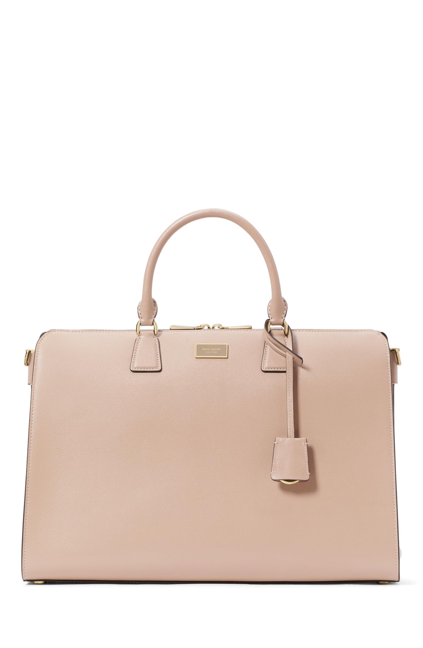 kate spade new york Serena Saffiano Leather Laptop Bag, Timeless Taupe