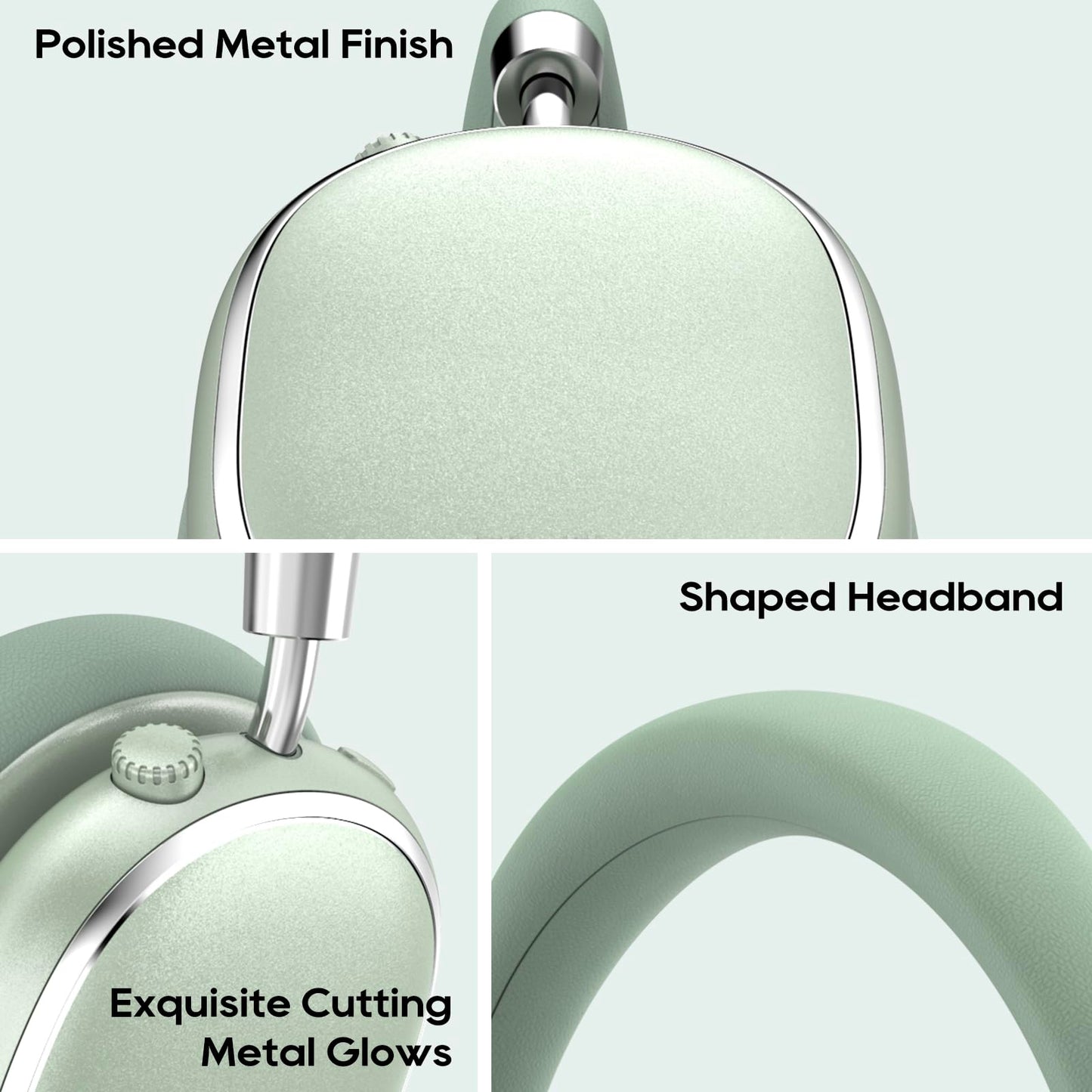 Srhythm NiceComfort 95 Hybrid Noise Cancelling Headphone Wireless, Bluetooth Headset with Transparency Mode,ENC,HD Sound
