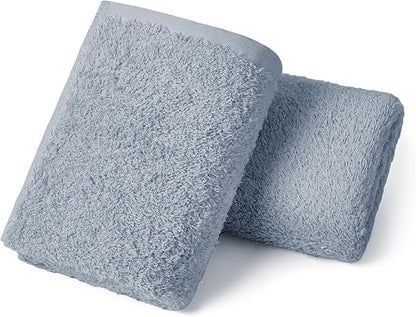 REDKISS 2-Pack Luxury Hand Towels, 16x32 Inch 450 GSM 100% Cotton, Super Soft