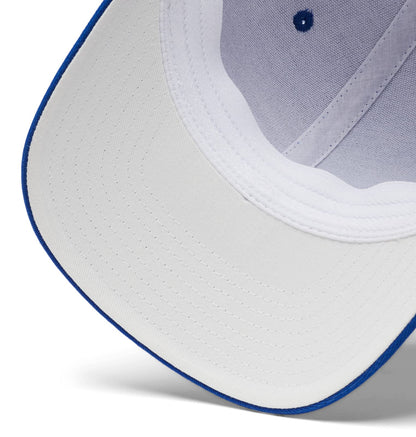 Columbia Unisex PFG Logo Mesh Snap Back - Mid, Blue Macaw/White/Marlin, One Size