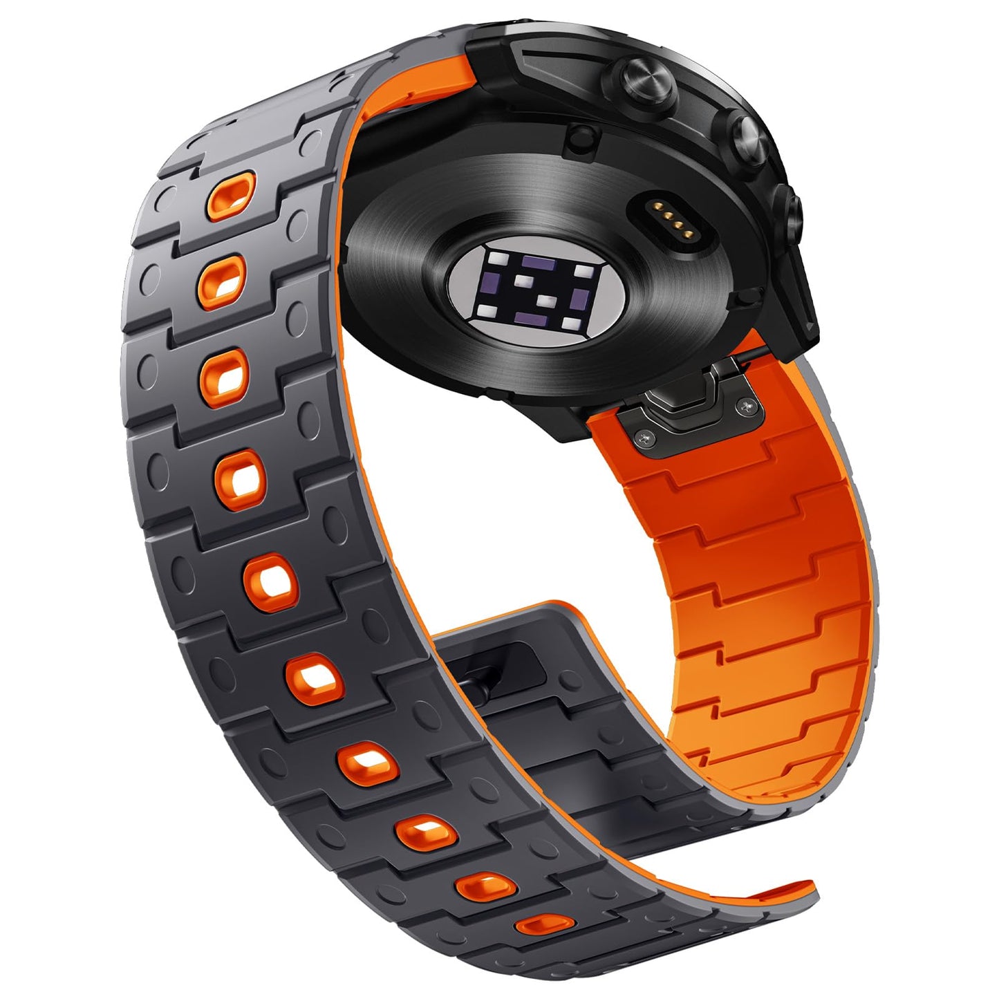 Bandletic 22mm Quick Fit Bands Strong Magnet Compatible with Garmin Fenix 8 45mm/Fenix 7/7 Pro/6/6 Pro/5/5 Plus/Instinct 2/Forerunner 965/955/945/Approach S70 47mm/S62/S60/Epix 2 Pro 47mm/Quatix7/6/5