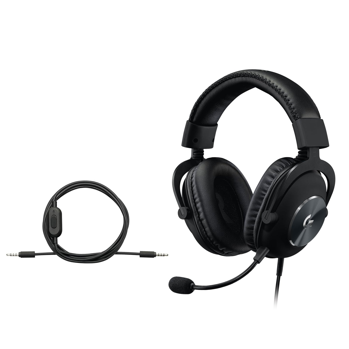 Logitech G Pro X SE Wired Gaming Headset: Blue VO!CE Detachable Boom Mic, DTS 7.1, 50 mm Drivers, USB/3.5mm Aux, USB DAC Included, for PC, Xbox, PS5, PS4 - Black