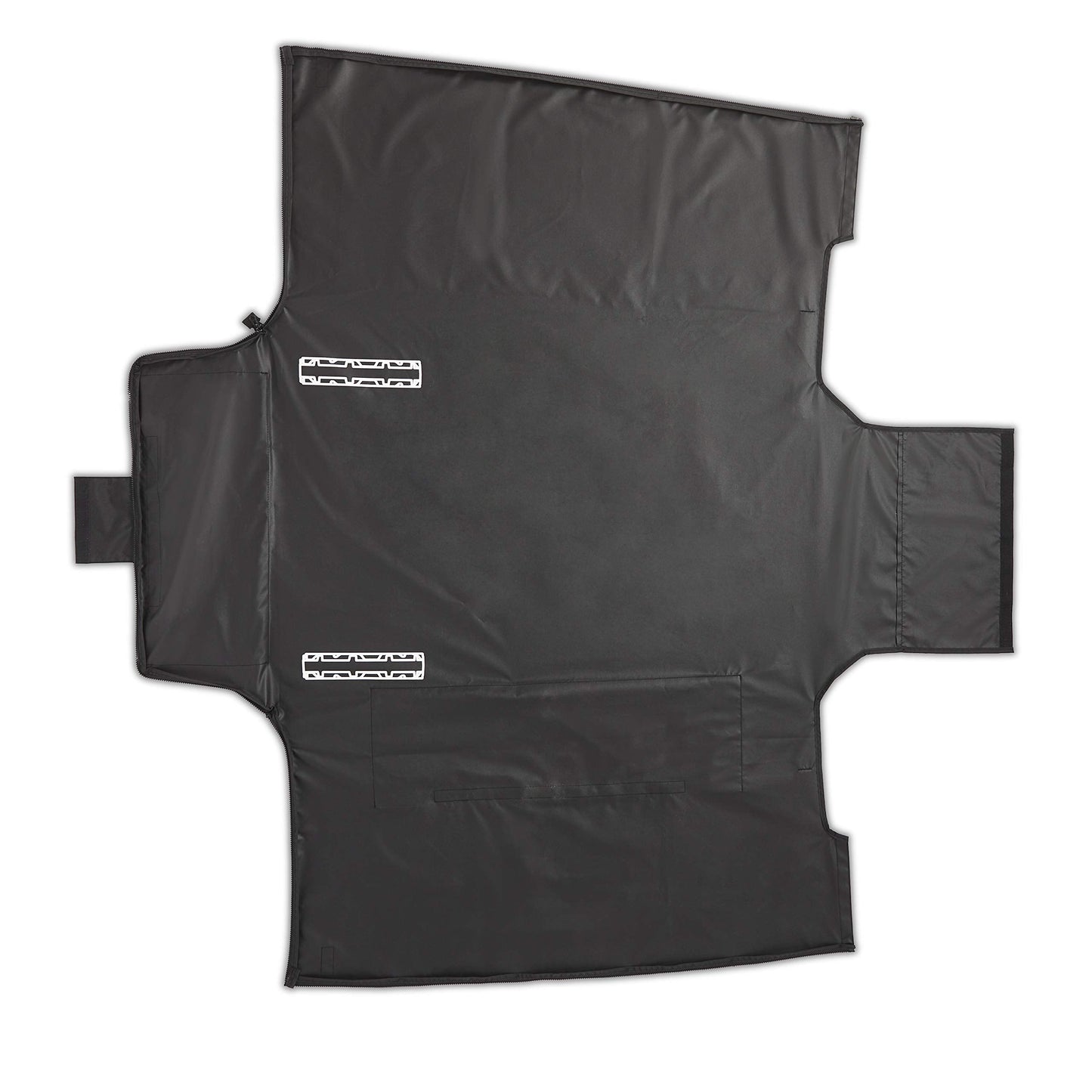 Weber Traveler Cargo Protector Grill Cover, Black – Form‑Fitted Grease‑Resistant Cover with Tool Storage Pockets, Heavy-Duty & Water Resistant for Easy Transport