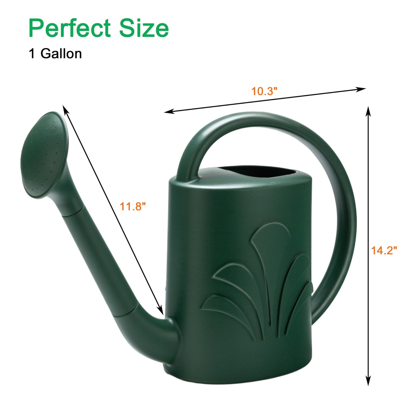 Plant Watering Can 1 Gallon, Watering Can for Outdoor Plants with Sprinkler Head