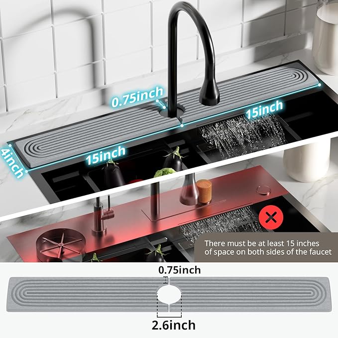 Quick Dry Sink Splash Guard