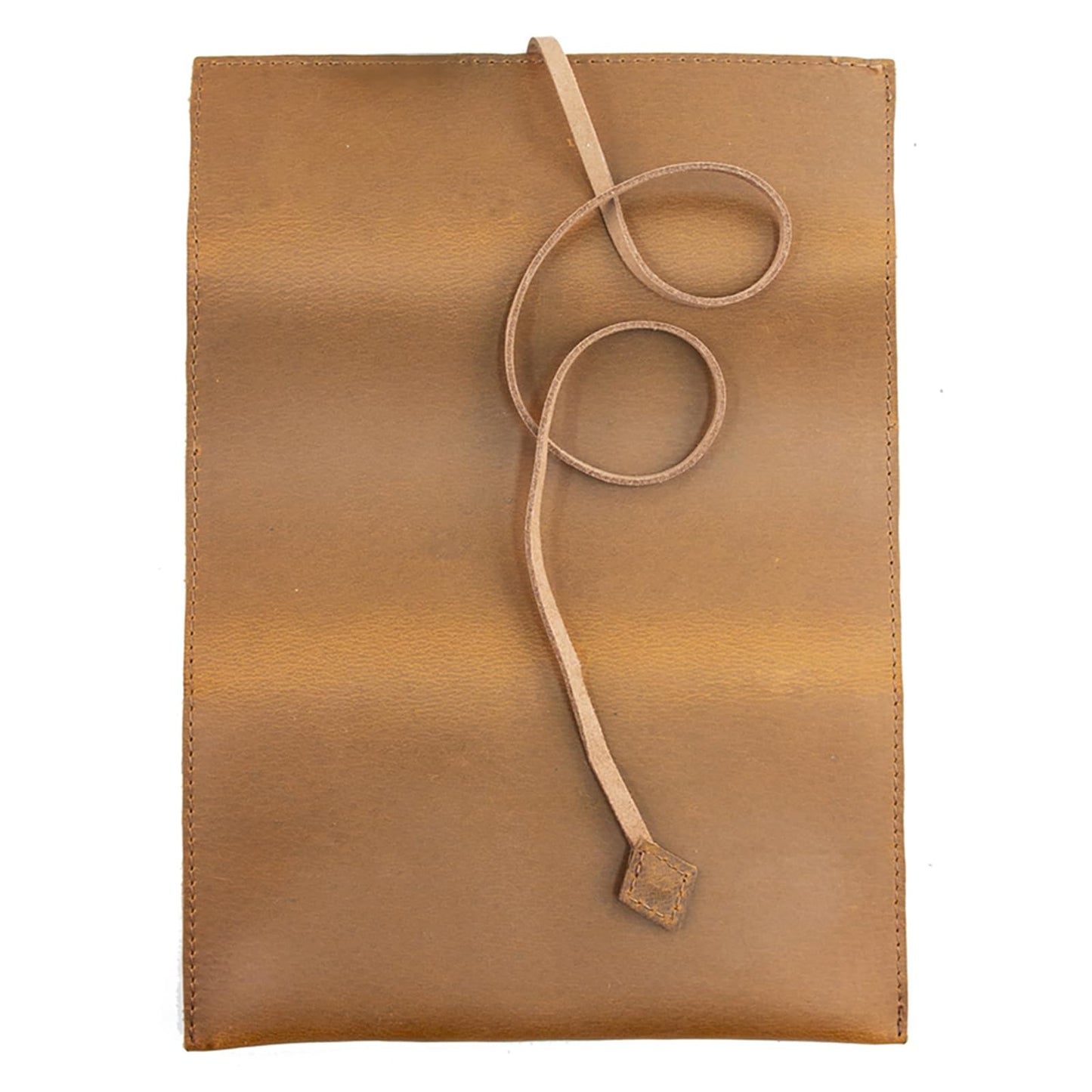 Boshiho Genuine Leather Roll Up Tobacco Pouch with Rolling Tip Paper Holder Slot (Brown (M))