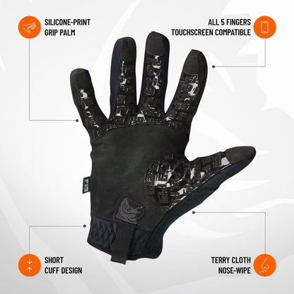 PIG FDT Full Dexterity Cold Weather Gloves, Insulated, Touchscreen Compatible, Silicone Grip, for Shooting Sports, 1 Pair