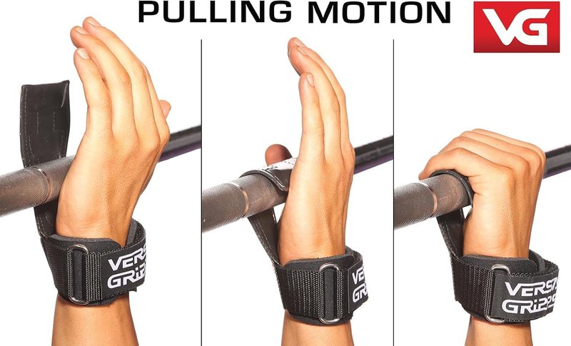 Versa Gripps Pro - Weightlifting Wrist Straps for Enhanced Grip | Made in USA Training Accessory