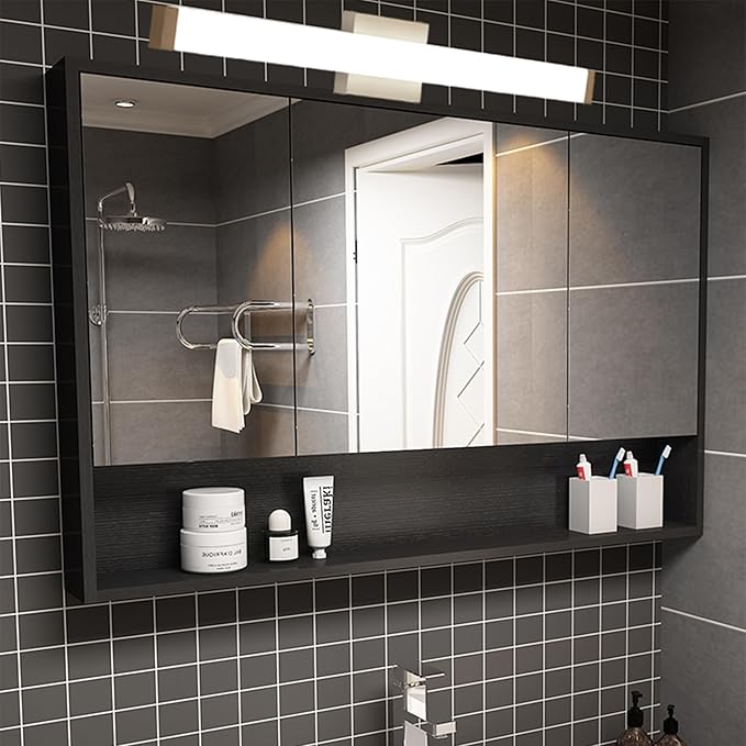Bathroom Vanity Light Brushed Nickel Square LED 24 inch 14W 4000K Natural White Light Wall Bar Lighting Fixtures Over Mirror