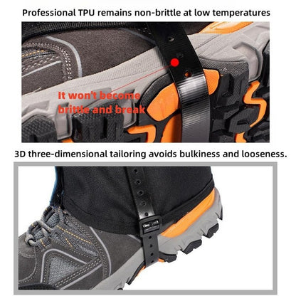 TATACLEA Hiking GaitersFor Sand Snow Gator Shoe Covers Leg Gaiters Waterproof Shoe Covers for Men &Women Outdoor Hiking Walking Climbing Hunting