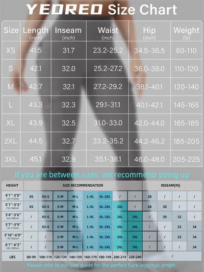 YEOREO CoreFlex Women Workout Flare Leggings with Pockets Hidden Scrunch High Waisted Cargo Gym Yoga Leggings Dark Grey S
