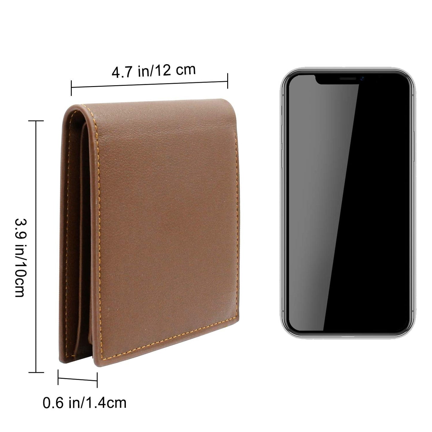 Amlion Custom Engraved Wallets Personalized Photo Leather Wallet Men,Husband,Dad,Son,Personalized Gifts (Style 1)