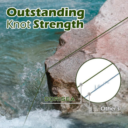 Dorisea Extreme Braid 100% Pe Black Braided Fishing Line 109Yards-2187Yards 6-550Lb Test Fishing Wire Fishing String Incredible Superline Zero Stretch (1000m/1093Yards 10lb/0.14mm)