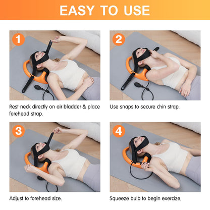 ECOGUN Posture Neck Exercising Cervical Spine Hydrator Pump - Relief for Stiffness, Restores Neck Curve
