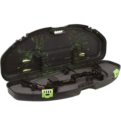 Plano Protector Ultra Compact Pillar Locked Protective Bow Case, Black, Archery Storage, Lockable, Padded Protection, Holds Up to 6 Arrows