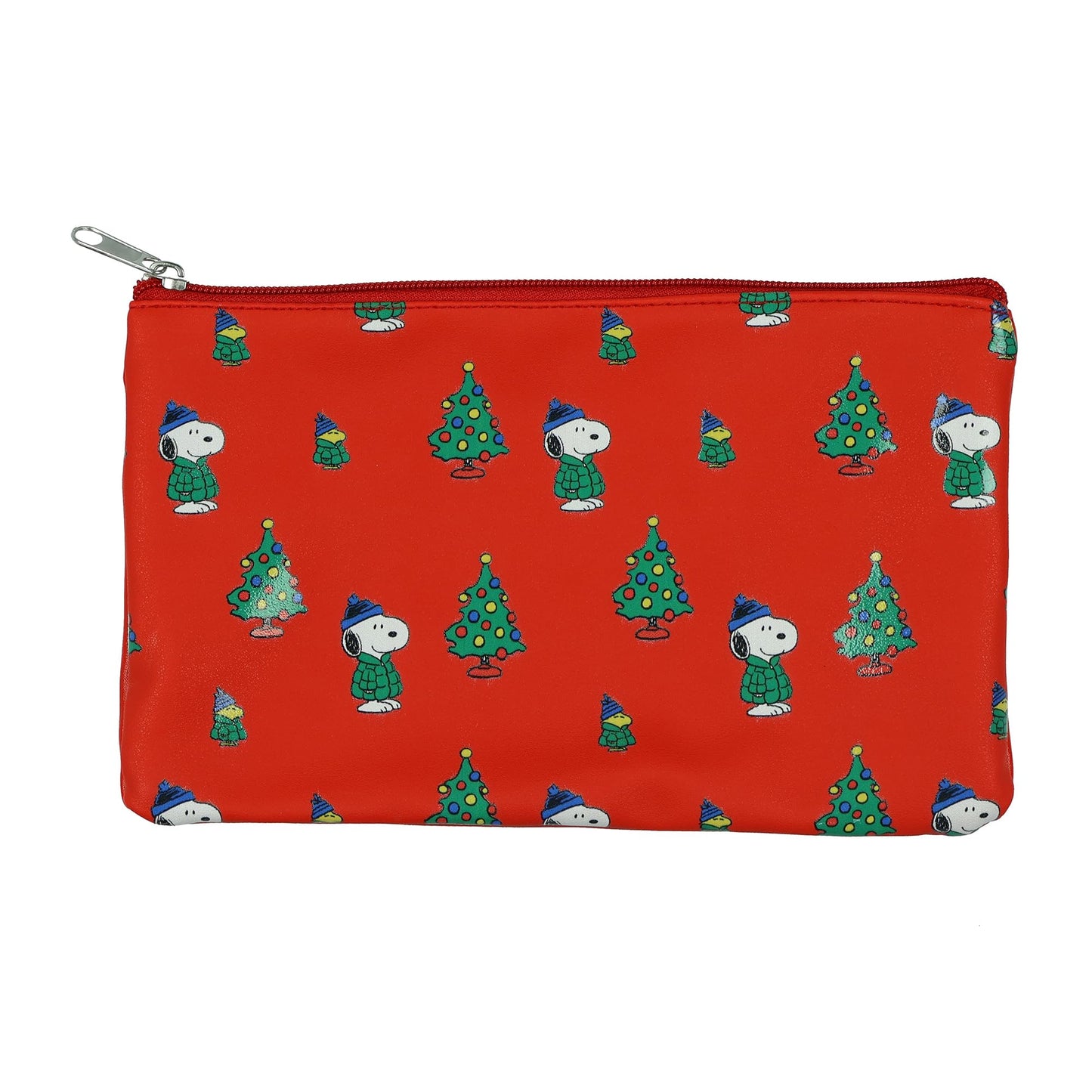 Peanuts Snoopy Happy Holidays Christmas 5-Piece Clutch Bag set