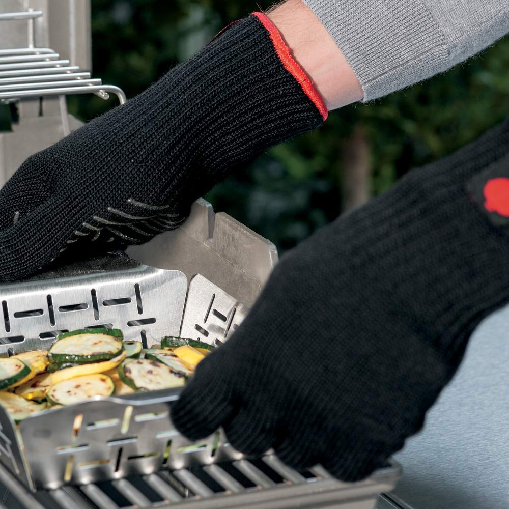 Weber Premium Gloves, L/XL, x Large, Large/X-Large (Pack of 1), Black