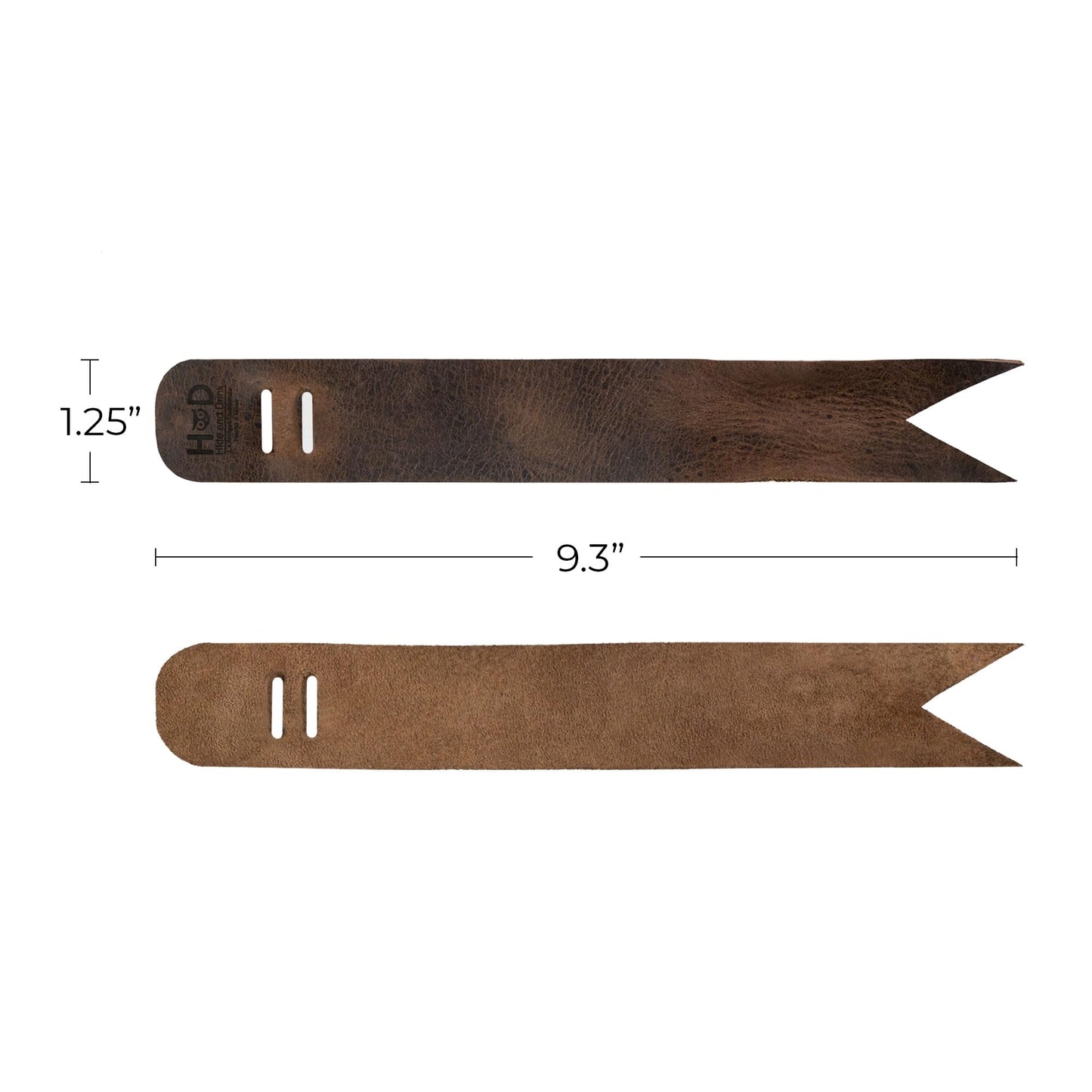 Hide & Groom, Set of 4 Leather Napkin Rings for Wedding Reception, Decoration, Napkin Holders for Dinner Parties, Full Grain Leather, Handmade, Bourbon Brown