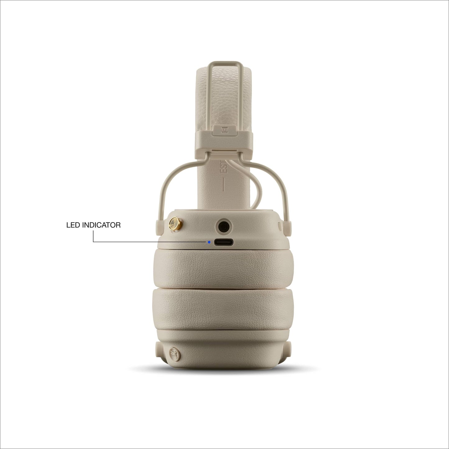 Marshall Major V On-Ear Wireless Bluetooth Headphone - Cream