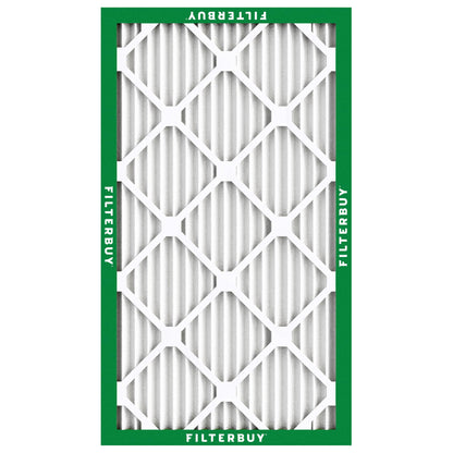 Filterbuy 13x21.5x1 Air Filter MERV 8 Essential Dust & Allergy Defense (2-Pack), Electrostatic Pleated HVAC AC Furnace Filters Replacement, Made in USA (Actual Size: 12.88 x 21.50 x 0.75)