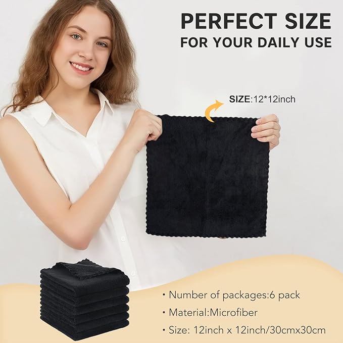 SUNLAND Microfiber Face Cloth Reusable Makeup Remover Facial Cleansing Towel