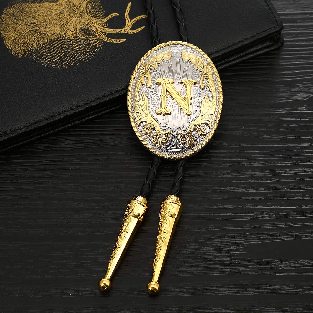 Jeilwiy Bolo Tie Necklace for Women Western Bolo Tie N Cowboy Ties Jewelry Rodeo Necklace Leather Necktie Bolero Ties