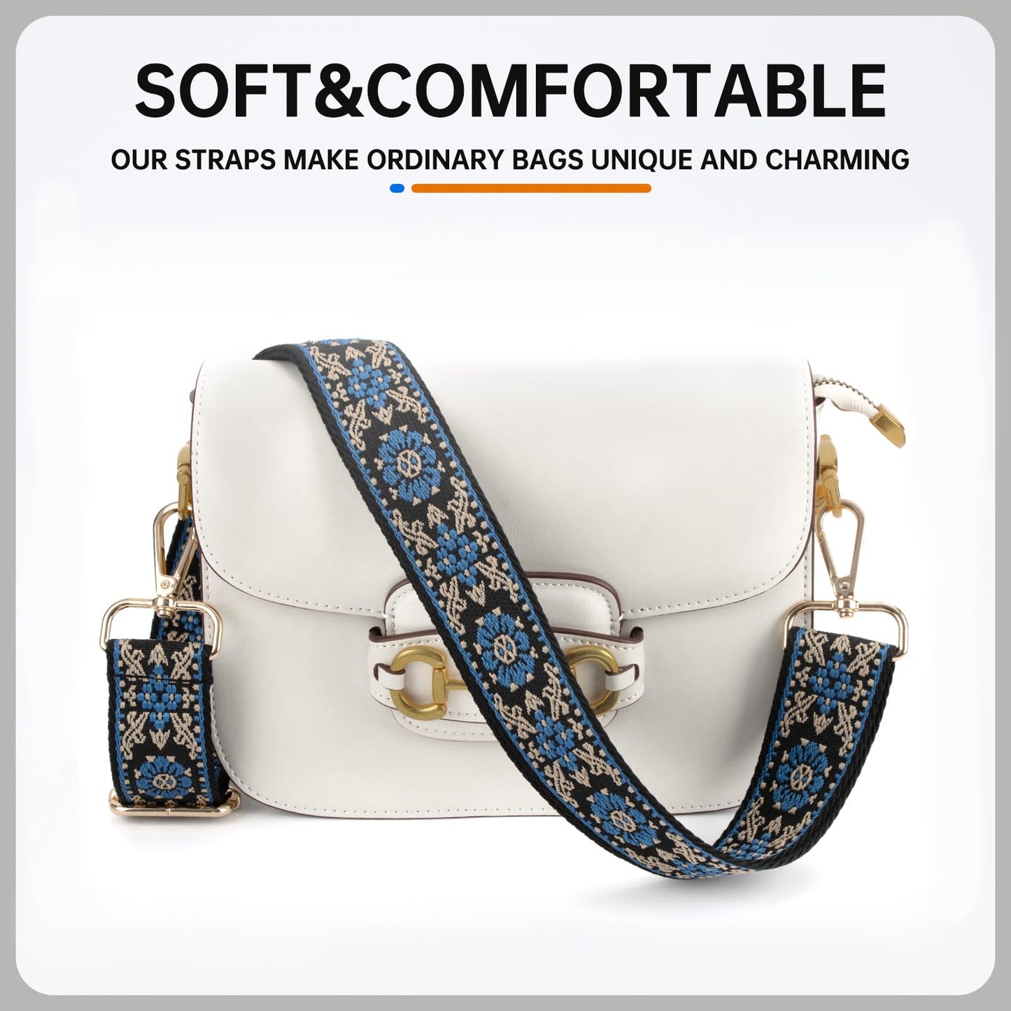 Dksongr Purse Straps Replacement Crossbody Bag Strap Adjustable Long shoulder Straps for Handbags，Women purse strap