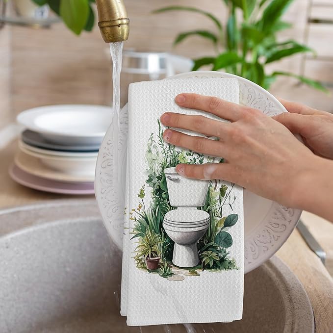 Sage Green Eucalyptus Hand Towels