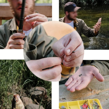 IFQKNUYL Fishing Weights Sinkers 230pcs/100pcs Weight Sinkers 5 Sizes Round Split Shot Sinker Removable Fishing Weights Sinkers (100, Big Size)