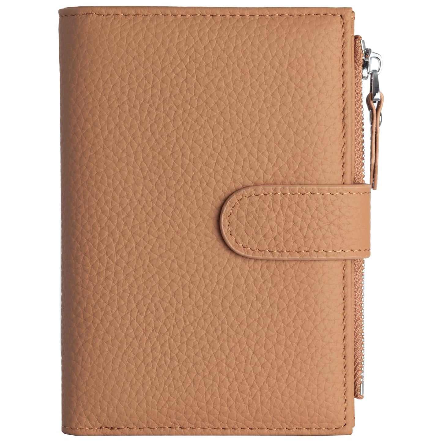ilovever Passport wallet and Card Slot Combo RFID Blocking Slim Leather Travel Passport Wallet for Men and Women with Zippered Coins Pocket Passport holder, Brown
