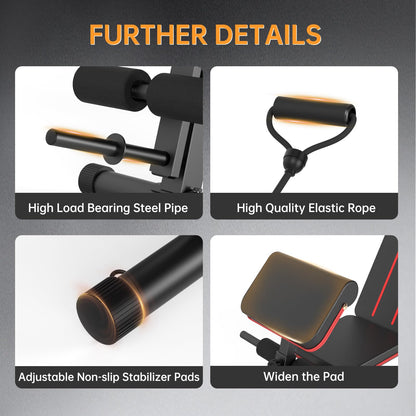 JOROTO Adjustable Weight Bench Foldable Workout Bench with Leg Extension and Preacher Curl Incline Decline Exercise Bench Press 772LBS Load Strength Training Benches for Home Gym Full Body Workout