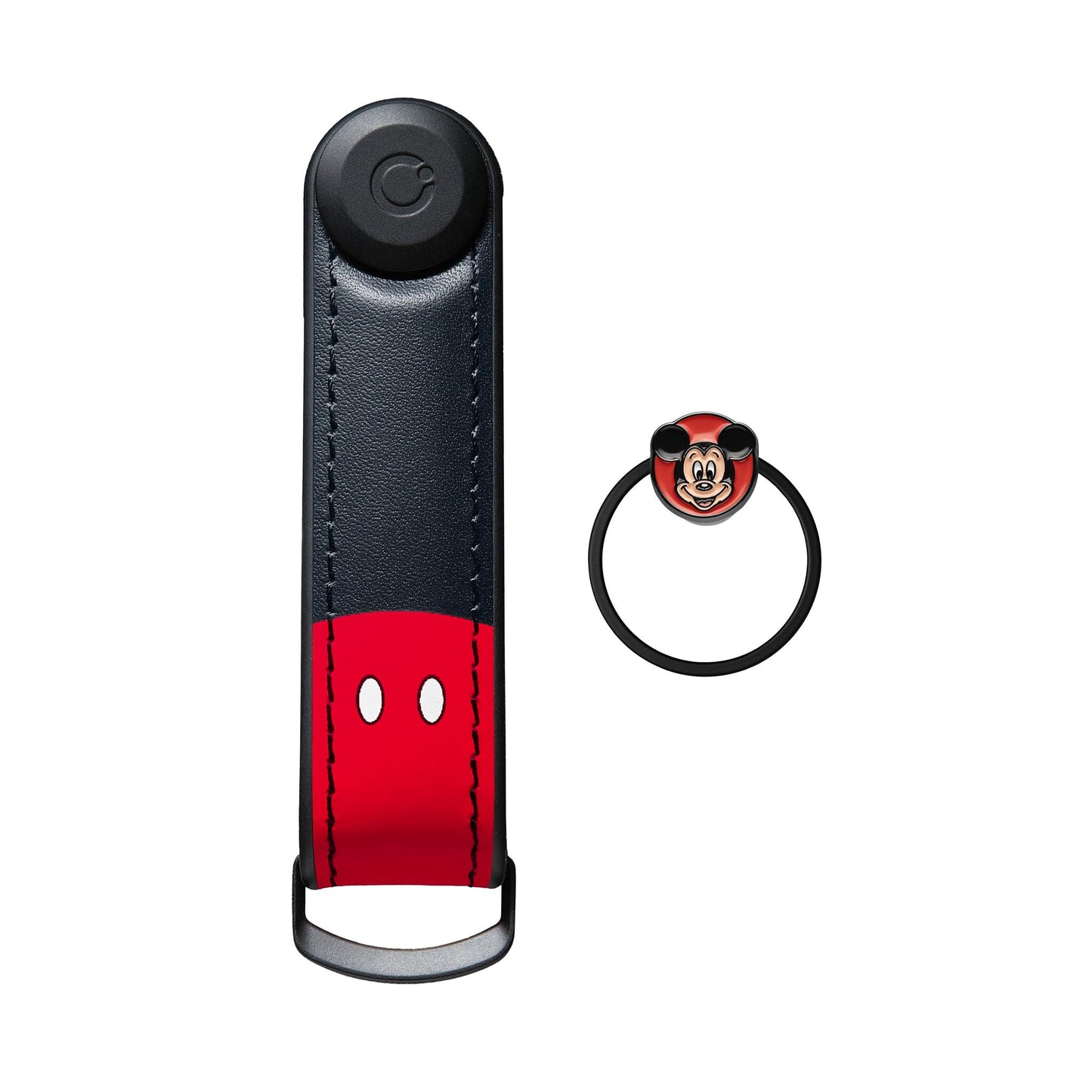 orbitkey Disney Mickey Mouse Hybrid Leather Key Organiser + Ring v2 Kit