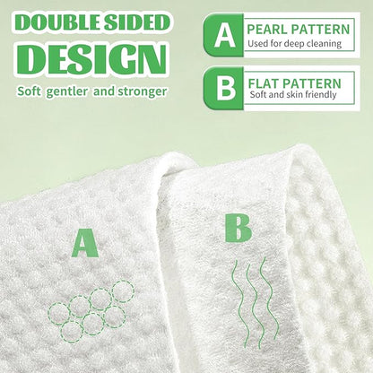 Disposable Face Towel, for Washing Soft Cotton Dry Wipes Facial Cloths
