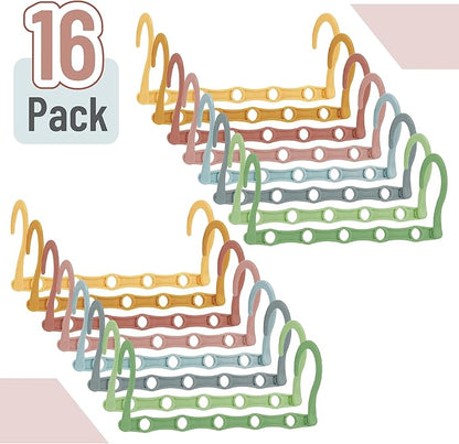 Mr. Pen- Space Saving Hangers for Clothes, Pastel Colors, Plastic Multi Clothes