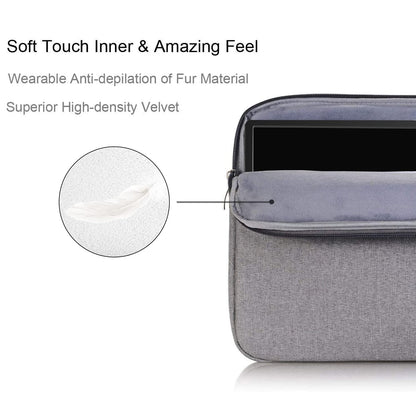 Portable Monitor Case 15.6 Inch, Protective Carrying Sleeve for Most 16.1/15.6 in Monitors, Water Resistant Portable Laptop Display Bag with Accessory Pocket, Size-15.3"x9.8" Black