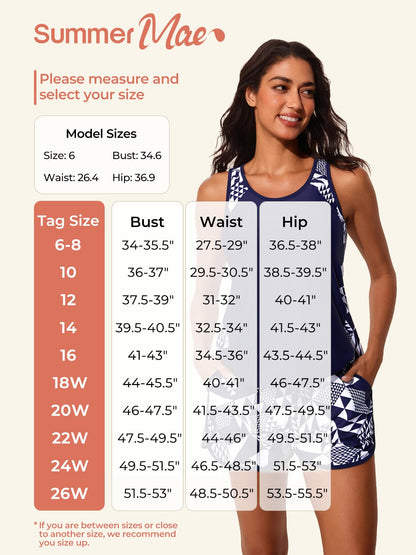 Summer Mae Blouson Tankini Swimsuits for Women 2026 Tummy Control Two Piece Bathing Suits with Sporty Pockets Swim Shorts Yellow Green Monstera Size 12