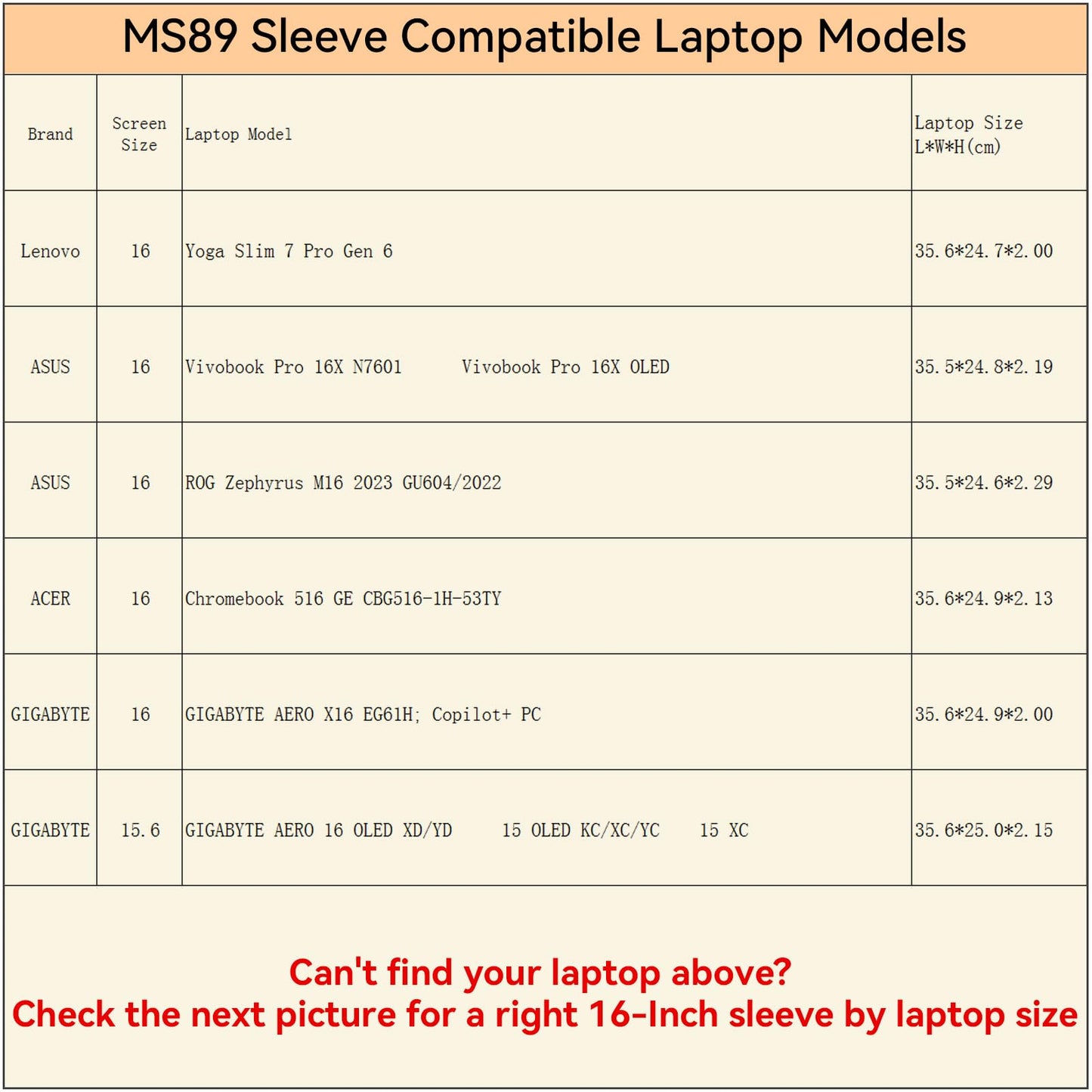 Smatree MS89 Hard Protective 16 inch Laptop Sleeve Case Compatible for Lenovo Yoga 7 Pro, ASUS ROG Zephyrus M16/Vivobook Pro 16X, ACER Chromebook 516, GIGABYTE AERO 15/16/X16