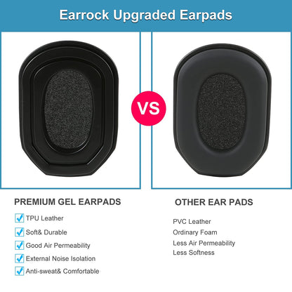 Gel Ear Pads for Walker's Razor Earmuffs Gel Seals Gel Ear Cushions Earcups Replacement Ear Pad for Shooting Ear Protection with Sealed Bottom Shell